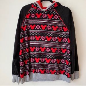 Disney Mickey Mouse Fair Isle Fleece Hoodie